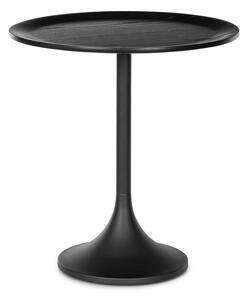 Besoa Small Visby, konferenčný stolík, 48 x 52,5 cm (Ø x V), kov, multiplexová doska, dubová dyha