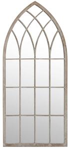 Záhradné zrkadlo pieskové 70x30 cm exteriérové železo