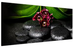 Obraz - Lávové kamene (120x50 cm)