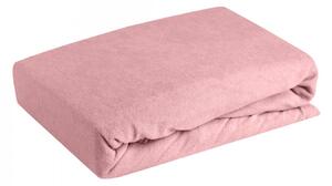 FROTÉ PRESTIERADLO 200X220 CM, VÝŠKA 20 CM PÚDROVO RUŽOVÉ