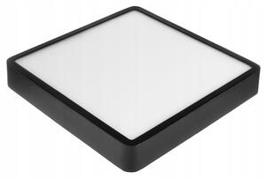 BERGE LED panel štvorcový povrchový čierny 30x30x3, 5cm - 24W - 1900Lm - neutrálna biela