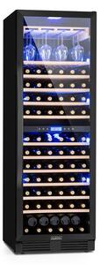 Klarstein Vinovilla Onyx Grande Duo, vinotéka, 425 l, 162 fliaš, 3-farebné LED osvetlenie, čierna
