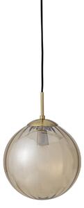 Závesná lampa Heloise Brown Glass 25 cm