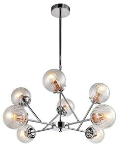 Chrómový závesný luster Best pre žiarovku 8x E14 – LED lustre a svietidlá > Kolekcie svietidiel > Kolekcia svietidiel BEST