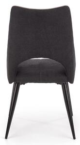 Jedálenská stolička SCK-369 tmavosivá/čierna
