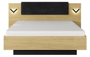 Manželská posteľ SOLVE | 160 x 200 cm Prevedenie: Posteľ s dreveným roštom bez matraca