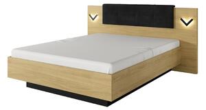 Manželská posteľ SOLVE | 160 x 200 cm Prevedenie: Posteľ s dreveným roštom bez matraca