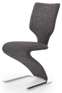Jedálenská stolička SCK-307 tmavosivá/čierna