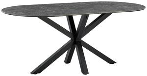 JEDÁLENSKÝ STÔL, čierna, tmavosivá, 180/90/75 cm Livetastic - Online Only zostavy, Online Only