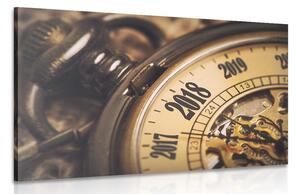 Obraz vintage vreckové hodinky Varianta: 60x40