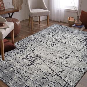 Moderný abstraktný sivý koberec Šírka: 80 cm | Dĺžka: 150 cm