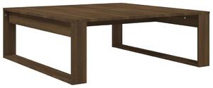 Konferenčný stolík hnedý dub 100x100x35 cm spracované drevo