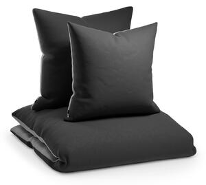 Sleepwise Soft Wonder-Edition, posteľná bielizeň, tmavosivá/svetlosivá, 155 x 200 cm, 80 x 80 cm