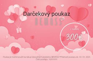 Valentínsky DARČEKOVÝ e-POUKAZ 300€