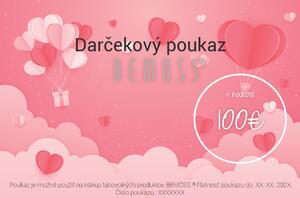 Valentínsky DARČEKOVÝ e-POUKAZ 100€