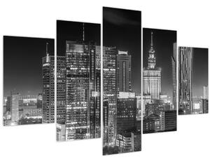 Obraz - Čiernobiely New York (150x105 cm)