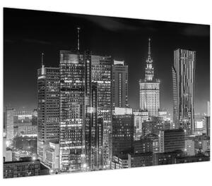 Obraz - Čiernobiely New York (90x60 cm)