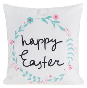VEĽKONOČNÁ DEKORAČNÁ OBLIEČKA NA VANKÚŠ EASTER4 45X45 CM VZOROVANÁ