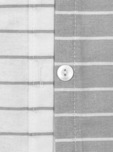 Sivé flanelové obliečky na jednolôžko Westwing Collection Talin, 135 x 200 cm