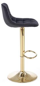 Jedálenská stolička SCH-120 čierna/zlatá