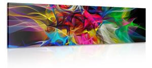 Obraz abstraktný farebný chaos Varianta: 150x50