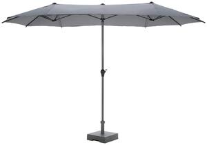 DVOJITÝ SLNEČNÍK 400/236/208 cm Ambia Garden - Online Only záhrada, Online Only