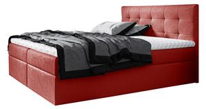 Čalúnená posteľ boxspring BRIGITE + topper, 180x200, jasmine 60