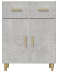 Komoda betónovo sivá 69,5x34x89 cm spracované drevo
