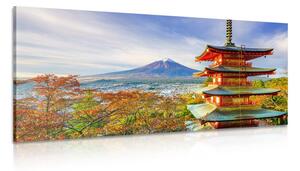 Obraz výhľad na Chureito Pagoda a horu Fuji