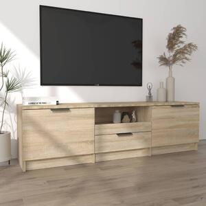 TV stolík dub sonoma 140x35x40 cm spracované drevo