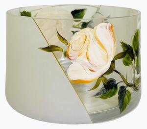 Maľovaná miska ruža 9 cm x 15 cm
