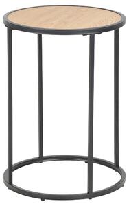 PRÍRUČNÝ STOLÍK, čierna, divoký dub, kompozitné drevo, 40/40/50 cm - Online Only obývacie izby, Online Only