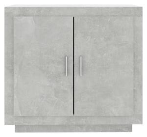 Komoda betónová sivá 80x40x75 cm spracované drevo