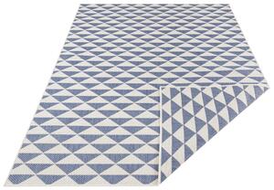 NORTHRUGS - Hanse Home koberce Kusový koberec Twin Supreme 103765 Blue / Cream – na von aj na doma - 80x250 cm