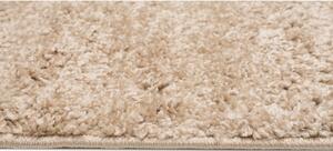 Kusový koberec Shaggy Parba béžový atyp 60x200cm