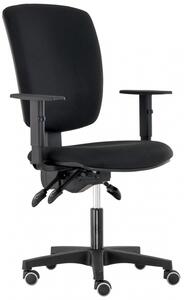 ALBA kancelárska stolička MATRIX s podrúčkami, BLACK 27