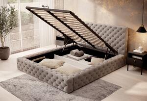 Čalúnená posteľ VINCENTO + rošt, 160x200, lukso 40