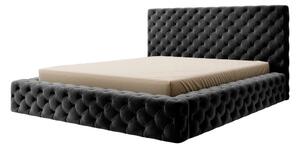 Čalúnená posteľ PRINCCE + rošt + matrac COMFORT, 140x200, lukso 10