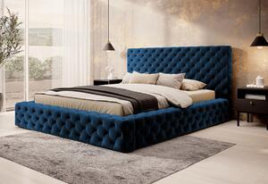 Čalúnená posteľ VINCENTO + rošt, 140x200, lukso 40