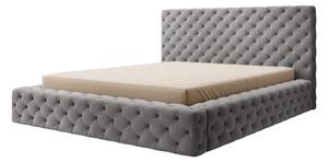Čalúnená posteľ VINCENTO + rošt + matrac DE LUX, 160x200, sola 06