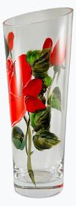 Maľovaná váza vysoká skosená