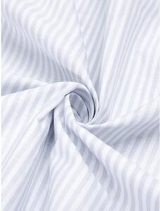 Bielo-modré obliečky na dvojlôžko z ranforce bavlny Westwing Collection, 200 x 200 cm