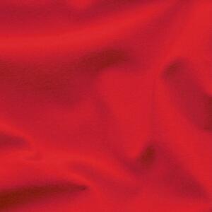 Jersey prestieradlo na jednolôžko - 90 x 200 cm - červené