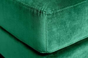 Dizajnová taburetka Adan 80 cm smaragdovo-zelený zamat