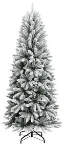 Zasnežený umelý vianočný stromček 180 cm PVC a PE