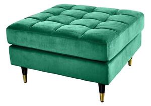 Dizajnová taburetka Adan 80 cm smaragdovo-zelený zamat