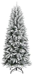 Zasnežený umelý vianočný stromček 240 cm PVC a PE