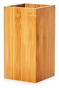Klarstein Stojan kuchynské náradie, štvorcový, cca 12 × 23 × 12 cm (Š × V × H), bambus