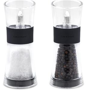 Cole&Mason Cole&Mason - Sada mlynčekov na soľ a korenie FLIP 2 ks 15,4 cm čierna GG480 + záruka 3 roky zadarmo