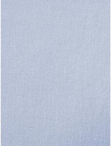 Modré ľanové obliečky na jednolôžko Westwing Collection Nature, 155 x 220 cm